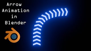 Download the video "How to Create Arrow Animation Along Curve | Blender Tutorial"