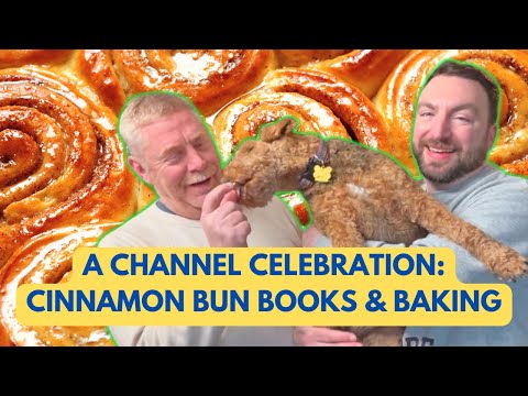 A Celebration! Cinnamon Bun Books and Cinnamon Bun Baking with Joel!