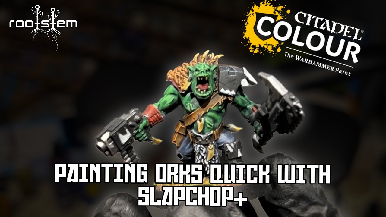 Painting Ork Beast Snagga with Slapchop +