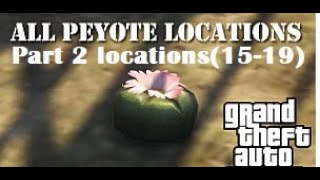GTA V - Unlock all Animals, Peyote Plant All Locations( Part 2)