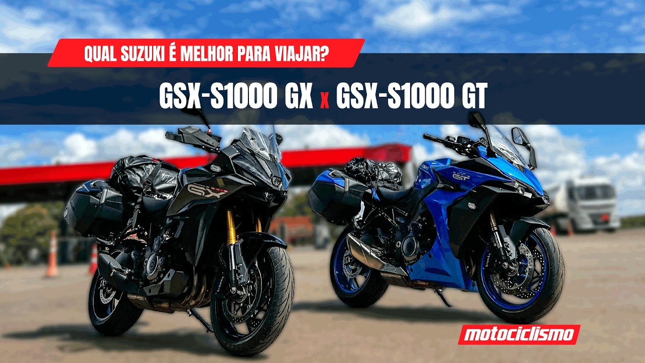 Qual comprar: Suzuki GSX-S1000 GT ou GX? Testamos as duas em uma viagem de 2.300 km!