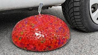 ORBEEZ COCA COLA BALLOON VS CAR, Coca Cola Zero, PowerAde, Fanta, Sprite, Fruko and Mentos Diff Unde