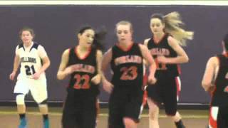 preview picture of video 'Worland vs. Lovell at Thermopolis - 3A Girls Basketball 1/10/15'