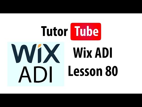 Wix ADI Tutorial Lesson 1 Signing Up and Choosing Layout