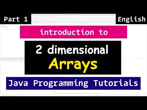 Two Dimensional 2 D Array with Example | Java Tutorial for Beginners