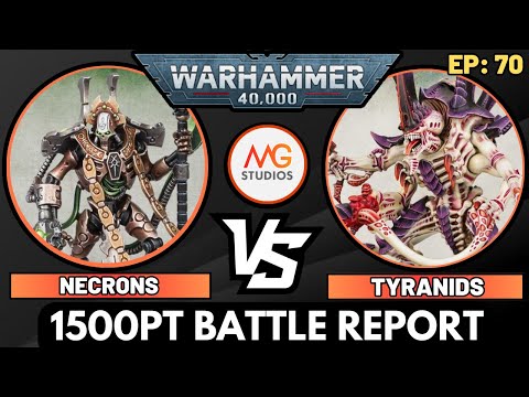 NEW Detachment Tyranids vs Necrons 1500pts | Warhammer 40k 10th Ed Battle Report Ep70