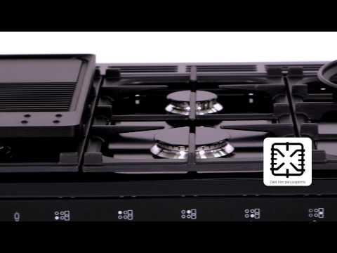 Rangemaster Range Cooker Dual Fuel NEX90DFFSL-C - Slate / Chrome Video 1