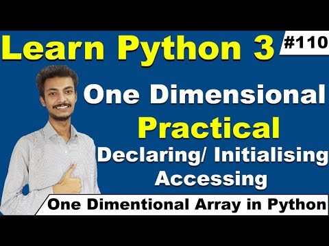 One Dimensional Array Declaringinitialization And Accessing In Python Practical Cyber Warriors
