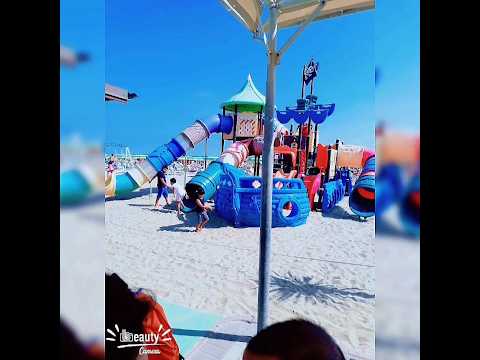 Italy 🇮🇹 #  Rimini beach ⛱️🏖️# hotel 🏨🛏️#