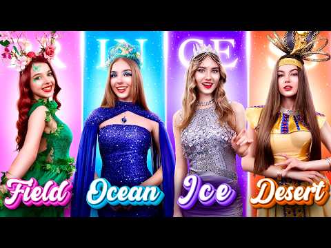 Princess of Ocean, Desert, Ice and Field! Who Will Rule the World?