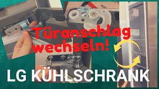 LG Kühlschrank Türanschlag wechseln GBP62 DSNFN / Kühl-Gefrier-Kombi / Tutorial / How-To / #DIY