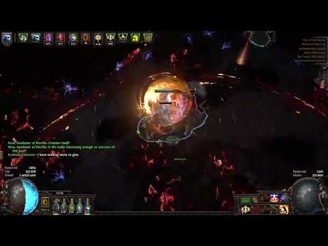 Path of Exile / PoE 3.17: Sirus -Spark Scion Aura Stacker With 17 Auras and HH(TFT NAME: darkiury08)