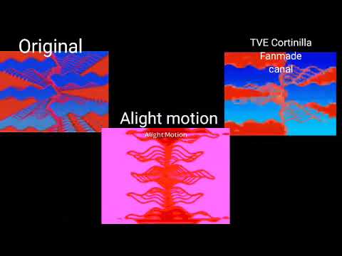 Original And TVE Cortinilla Fanmade canal and Alight TVE Cortinilla Wave