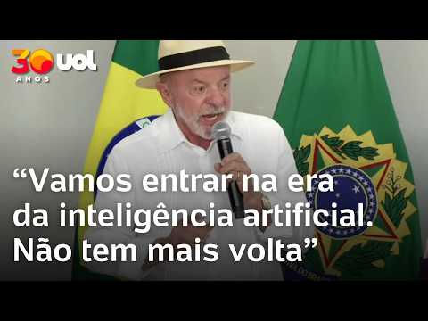 Lula diz que Brasil entrará na era da IA: ‘Não tem mais volta’