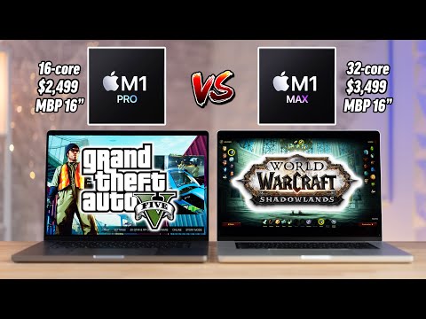 16 vs 32-core M1 Pro vs M1 Max MacBook Pro Gaming Review