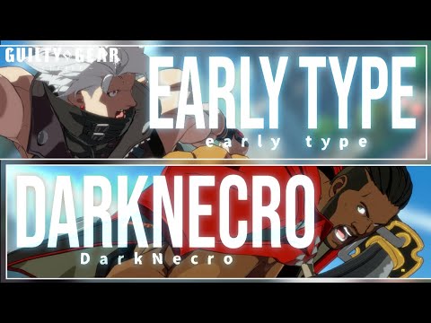 【GGST】early type(Chipp) vs DarkNecro(Nagoriyuki) High Level Gameplay【Guilty Gear Strive】【PS4pro】