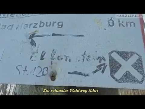 Der Aufstieg zum Elfenstein - Aussichtsfelsen bei Bad Harzburg