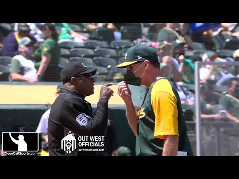 Ejection 050 - Umpire Alan Porter Ejects Athletics Manager Bob Melvin Under Mysterious Circumstances