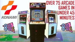 Over 75 80's Konami Arcade Games In Under 45 Minutes