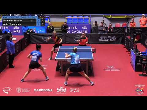 Arlia/Stefanova - Piccolin/Vivarelli - Italiani Assoluti 2023 - Finale Doppio F