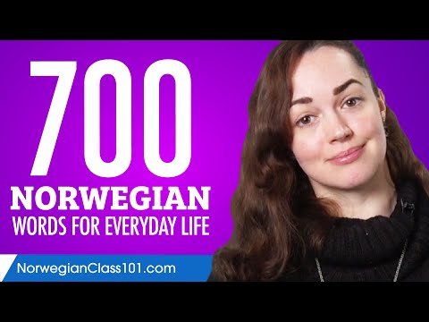 700 Norwegian Words for Everyday Life - Basic Vocabulary #35