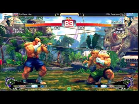FA Ryan Hart (Sagat) vs YBK Santarou (Sagat) FT5 指喧 - YUBIKEN - 070615