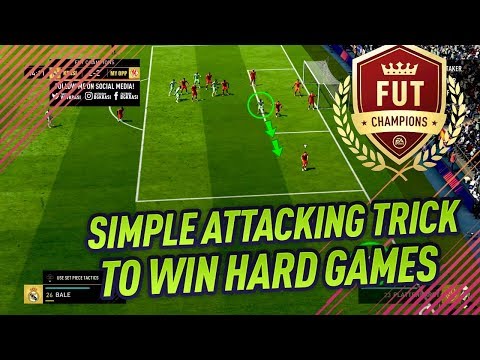 FIFA 18 YOU MUST LEARN THIS ATTACKING TRICK! EASY WAY TO TRICK OPPONENTS & SCORE GOALS