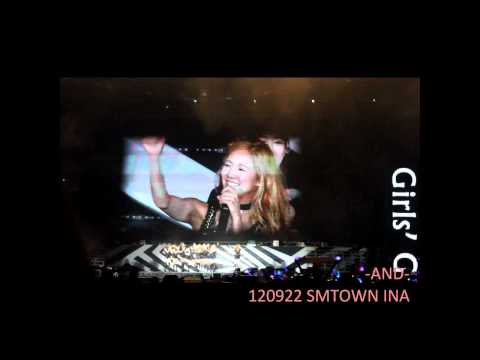 120922 SMTOWN INA - Singing Happy Birthday Hyoyeon with SNSD