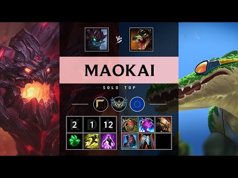 Maokai Top vs Renekton - EUW Challenger Patch 25.13