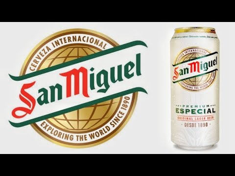 San Miguel Premium Especial Spanish Beer Cerveca ASMR