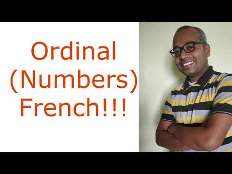 Ordinal Numbers #French #conjugation #sounds #phonetics #pronunciation