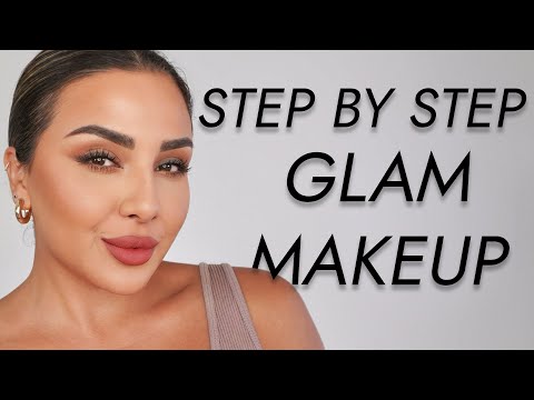 STEP BY STEP GLAM MAKEUP TUTORIAL | NINA UBHI