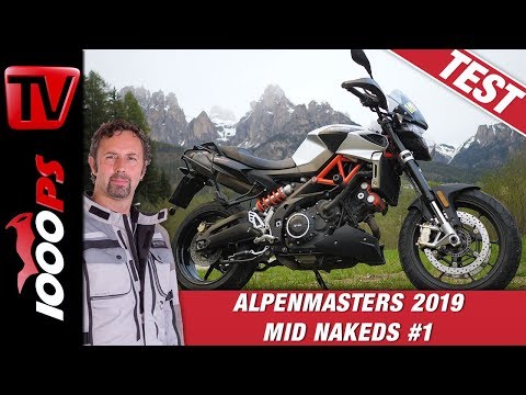 Aprilia Shiver 900 im Alpenmasters Test - Vergleich - Naked Bike Mittelklasse 1/4