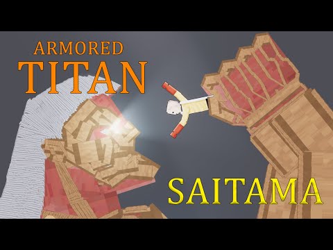 Armored TITAN 2022 vs SAITAMA [Attack on Titan - AOT] | People Playground