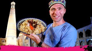 MASSIVE Khiva Style UZBEK PLOV + Traditional Music & Dance | Khiva, Uzbekistan