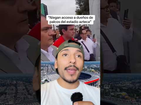 Niegan el acceso a dueños de palcos del estadio azteca #sabiasque #curiosidades #shorts