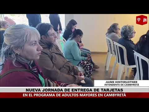 INTENDENTE PARTICIPÓ DE ENTREGA DE TARJETAS DEL PROGRAMA TEKO PORÃ EN CAMBYRETÁ