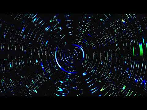 VJ LOOP NEON Blue Metallic Abstract Background Video Simple Lines Pattern