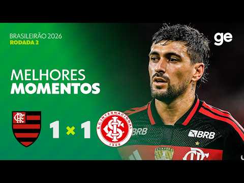 Gols e lances de Flamengo x Internacional
