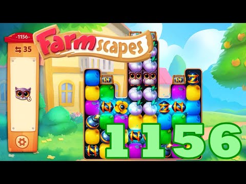 Farmscapes Level 1156 HD Gameplay Walkthrough | 3 - match game | android | ios | pc | GameGo Game