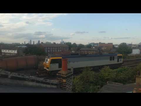 Triple Grey 92044 on China Clay Tanks, south London