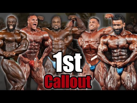Mr Olympia 2022 First Callout at Prejudging