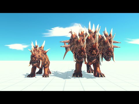 Cerberus And Hellhound Vs Every Unit ARBS | Animal Revolt Battle Simulator