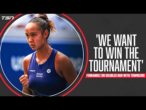 Fernandez on doubles run with Townsend: 'We want to win the tournament'