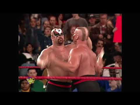 Legion of Doom return to standing ovation on WWF Raw! in match with The Headbangers 1997