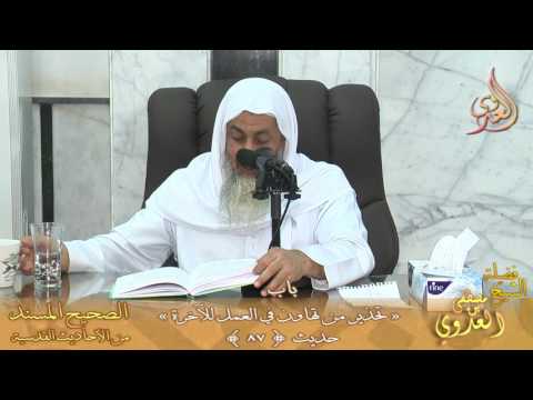  شرح الأحاديث القدسية باب (تحذير من تهاون في العمل في الآخرة ) ح 87 لفضيلة الشيخ مصطفى العدوي 