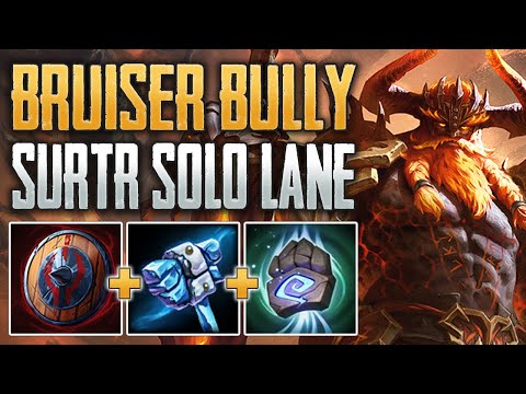 SURTR IS A BULLY! Surtr Solo Gameplay (SMITE Season 10 PTS)