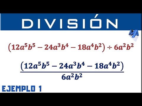 Dividing a polynomial by a monomial | Example 1