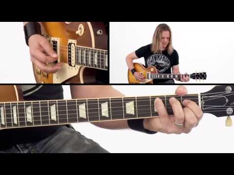 Rock Rhythm Guitar Lesson - #27 Classic Hard Rock Performance - Survival Guide - Angus Clark