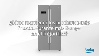 Beko ¿Cómo mantener los productos más frescos durante más tiempo en el frigorífico?  anuncio